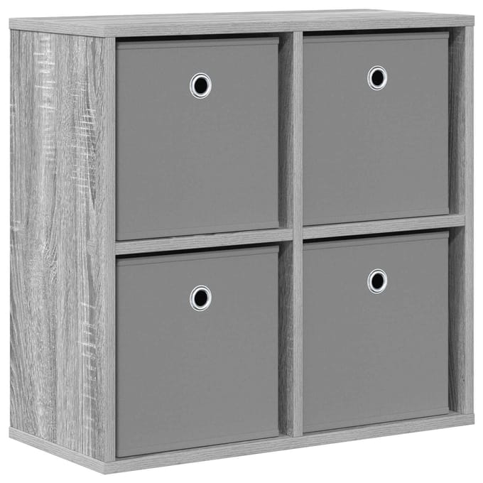 vidaXL - Dressoir - Grijs - Sonoma - 59,5 - x - 27 - x - 57 - cm