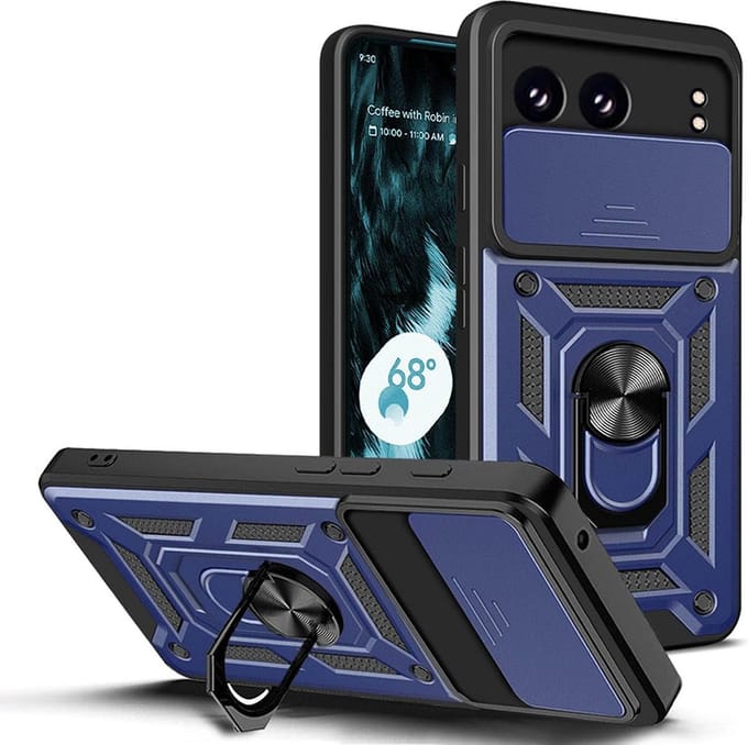 Hoesje geschikt voor OnePlus Nord 4 - Techsuit Camshield Back Cover - Blauw