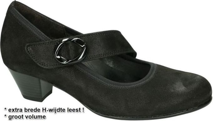 Gabor -Dames - zwart - pumps & hakschoenen - maat 35.5