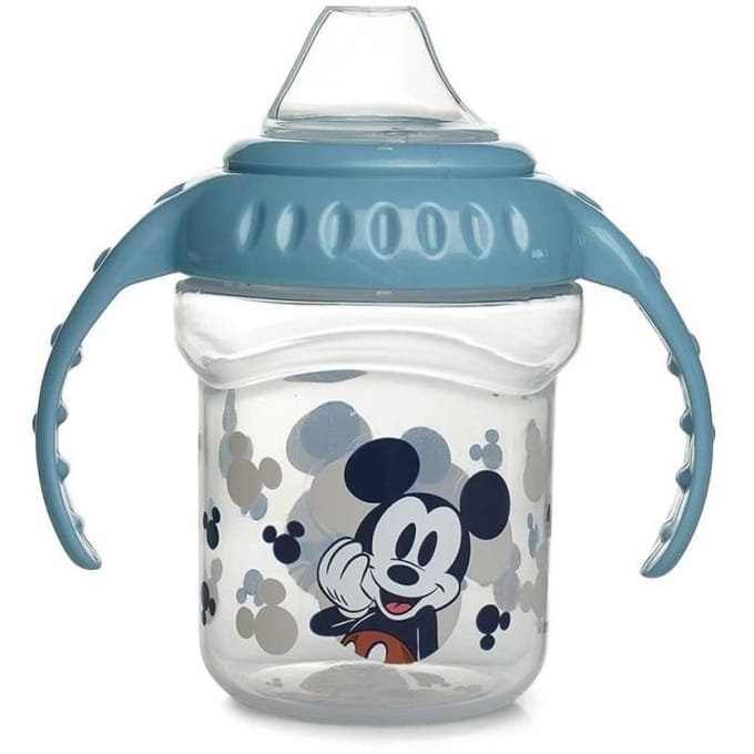 Beker met handvat - THERMOBABY - Sippy 250 ml - Siliconen tuit - Lekkagevrij - Mickey Cool