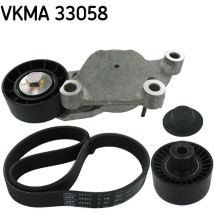 Poly V-riem set SKF VKMA 33058
