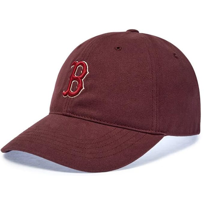 Casquette de baseball rigide avec logo brodé MLB ONE SIZE bordeaux
