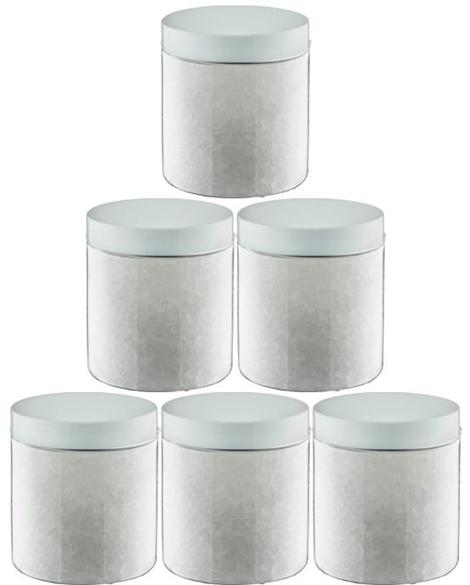 Claudius Badzout No Scent No Colour - 300 gram - Pot met witte deksel - set van 6 stuks