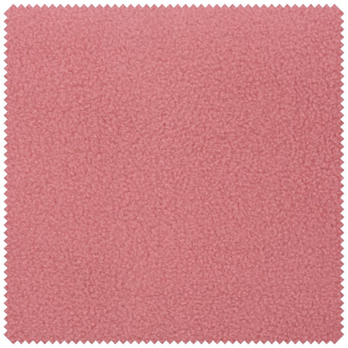 Fleece stof "Antipeeling", uni - Oud Roze