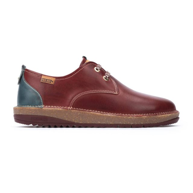 Pikolinos Baza - dames veterschoen - Rood - maat 42 (EU) 8 (UK)