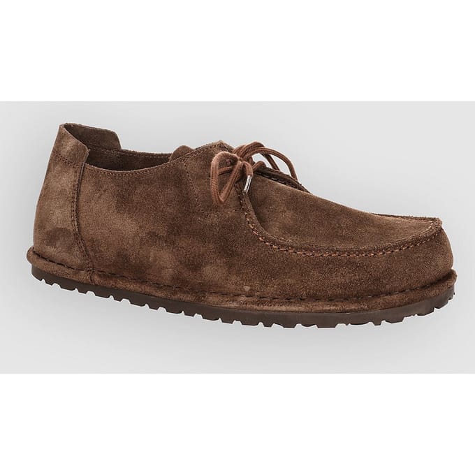 Birkenstock Utti Lace Suede Leather Sneakers bruin
