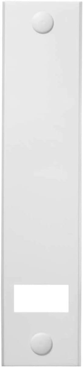 Schellenberg 13402, witte afdekplaat voor riemoproller, standaard Maxi, 215 mm, 21,5 cm