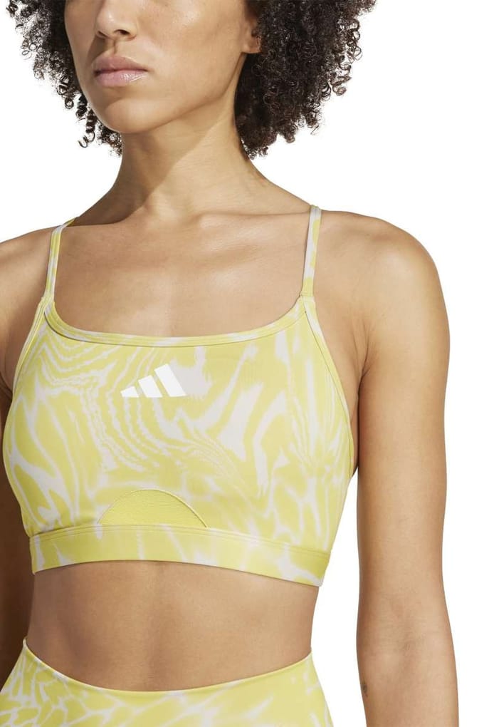 Adidas Performance Aeroreact Training Light Support Bra Wonder Alum Größe: 2XS(C-D) | Sport BHs Outlet | Damen