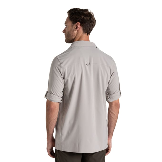 Craghoppers Heren Nosilife Shirt Met Lange Mouwen (Perkament)