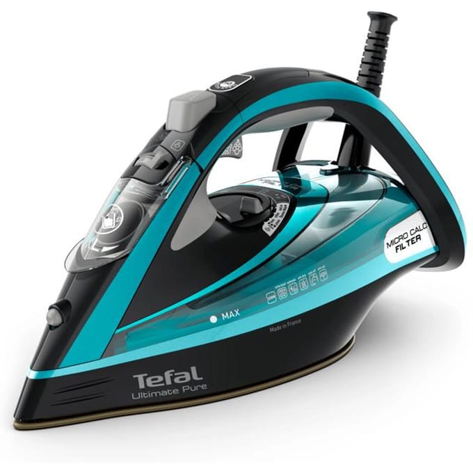 Tefal Ultimate Pure FV9844 - Stoomstrijkijzer - Pure Stoom - Kalkfilter - Automatische Uitschakeling - 3200W