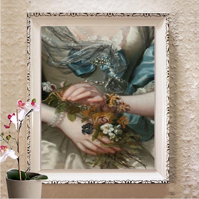 5D DIY diamant schilderij set borduurpakketten volledige diamant borduurwerk mozaïek foto van strass decor Full Square 20X30CM gray