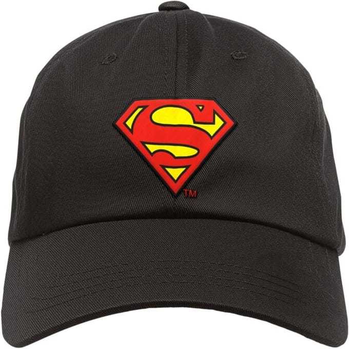 Superman Cap - Metal-Kids - Logo - voor Kinderen - zwart
