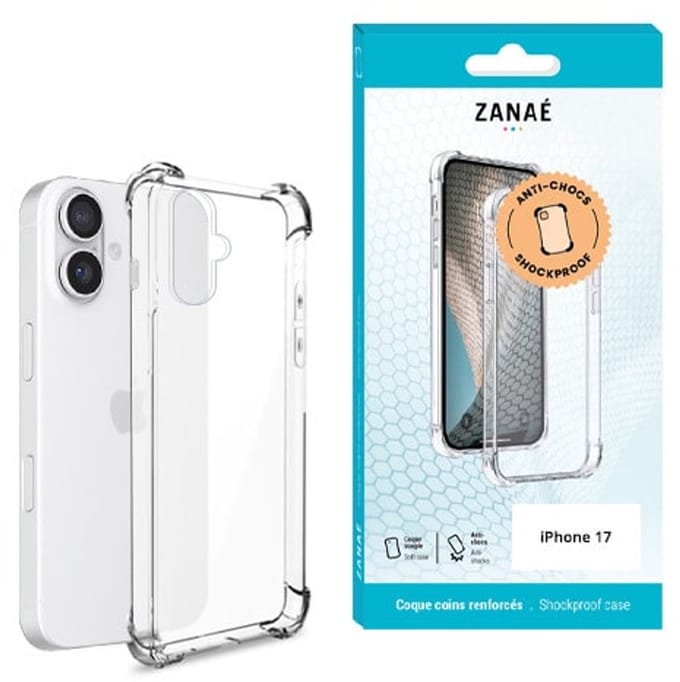 Zanaé – Backcover – iPhone 17 – Transparant