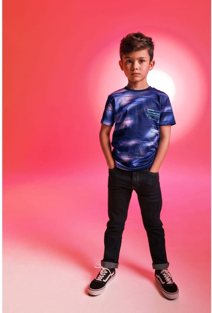 Next - Jongens - Stretchjeans met standaard pasvorm - Blauw