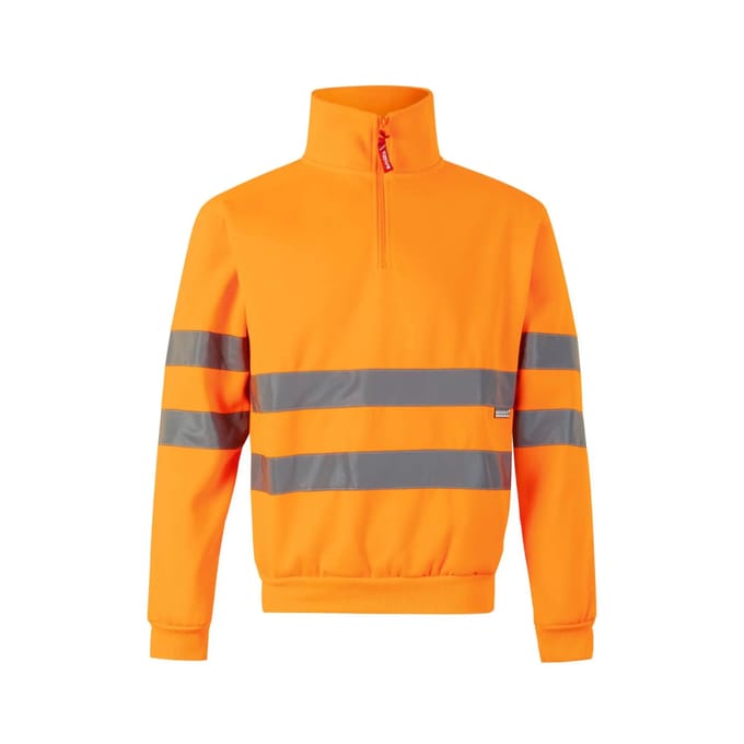 Hoodie met rits hoge zichtbaarheid Velilla