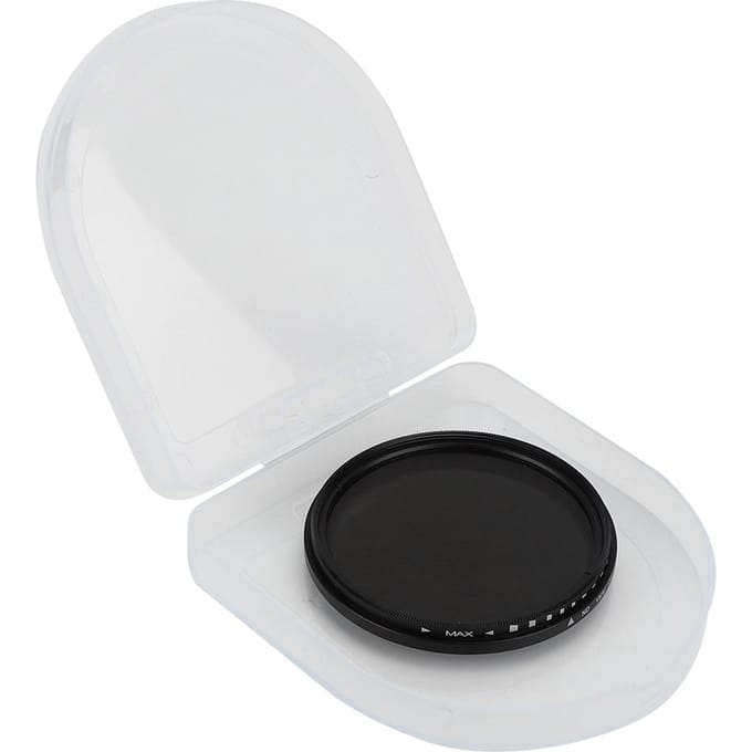 Filtre ND à densité neutre Junestar 58 mm pour objectif d'appareil photo Canon/Nikon/Sony/Pentax/Olympus/Fuji white