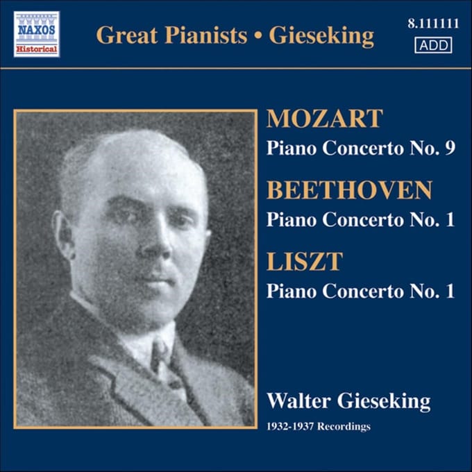 Walter Gieseking, Berlin Symphony Orchestra - Mozart | Beethoven | Liszt: Piano Concertos (CD)