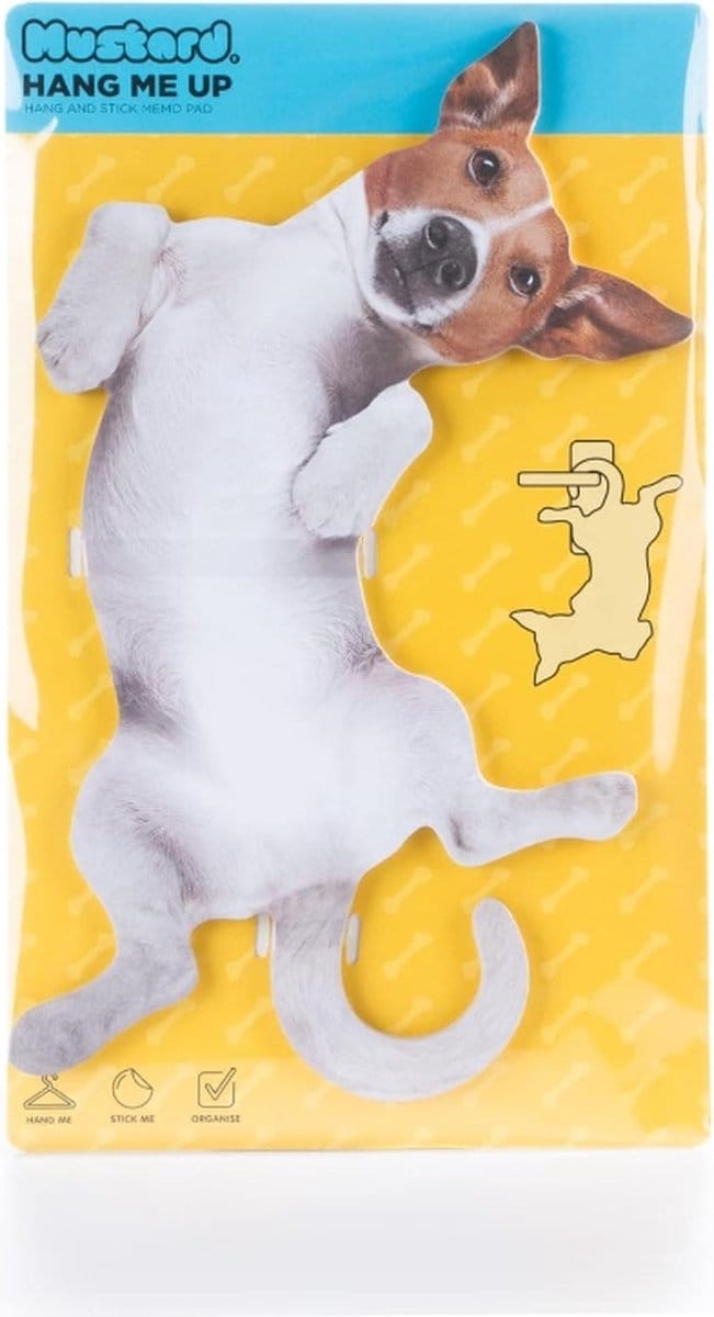 Mustard - Hond Deurhanger - Papier - Bruin -