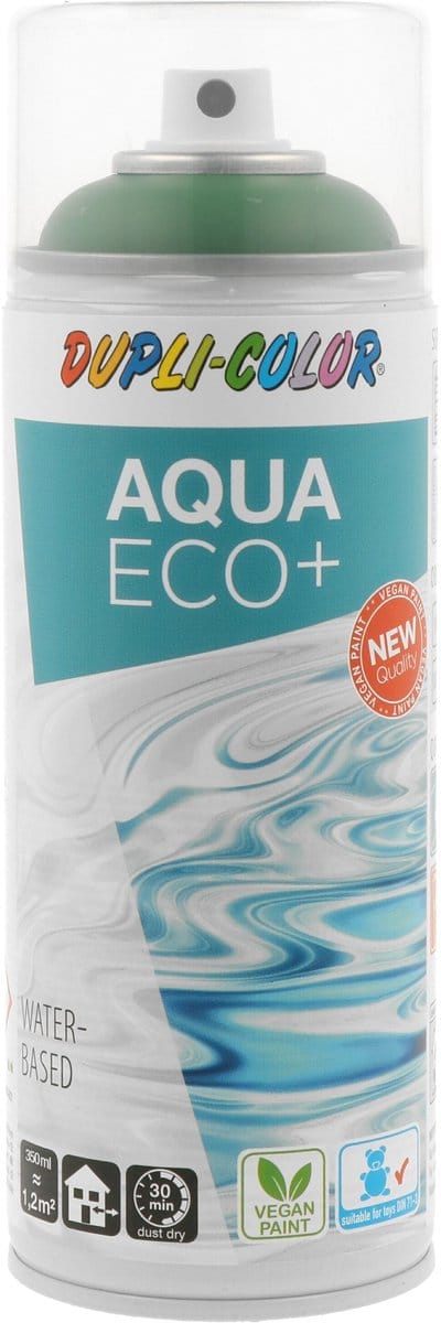 DupliColor Aqua Eco+ RAL6002 Loofgroen Mat Spuitbus 350ml