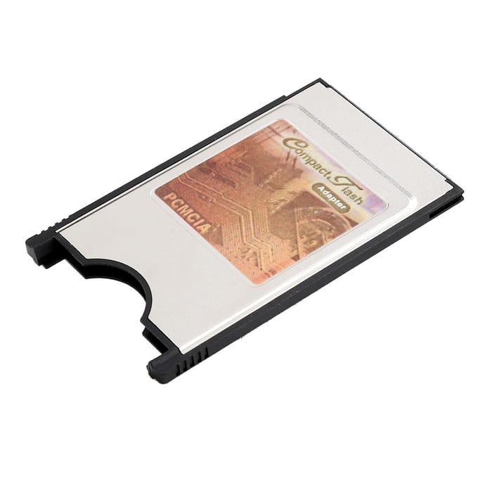 Lecteur de carte mémoire PCMCIA Lecteur de carte CompactFlash PC Adaptateur Plug and Play brown