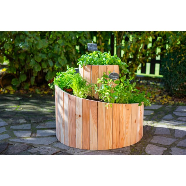 Westmann Plantenbak Spiral WM102424 - Houten Kruidenbak 55cm