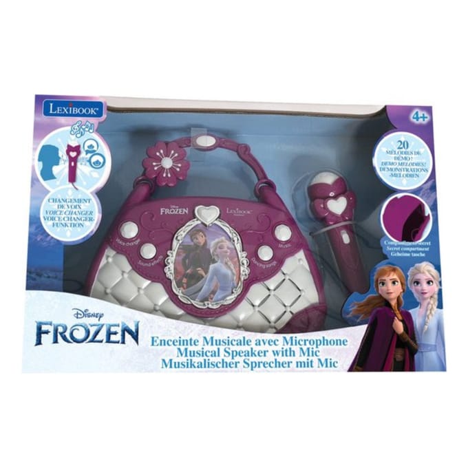 Frozen Musical Speaker Handbag design met microfoon, Voice changer en Line-In cable