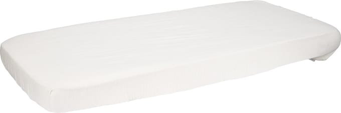 Hoeslaken hydrofiel wieg Soft White