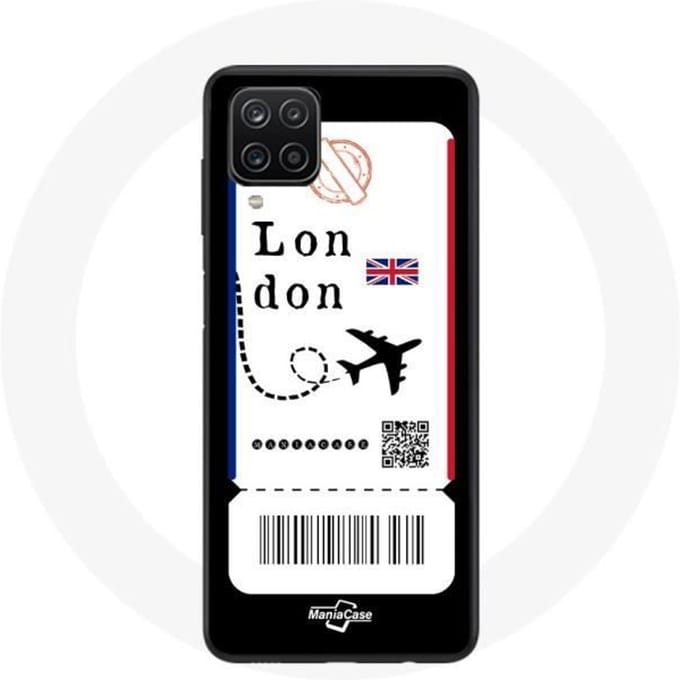 Samsung Galaxy A12 hoesje Londen vliegticket
