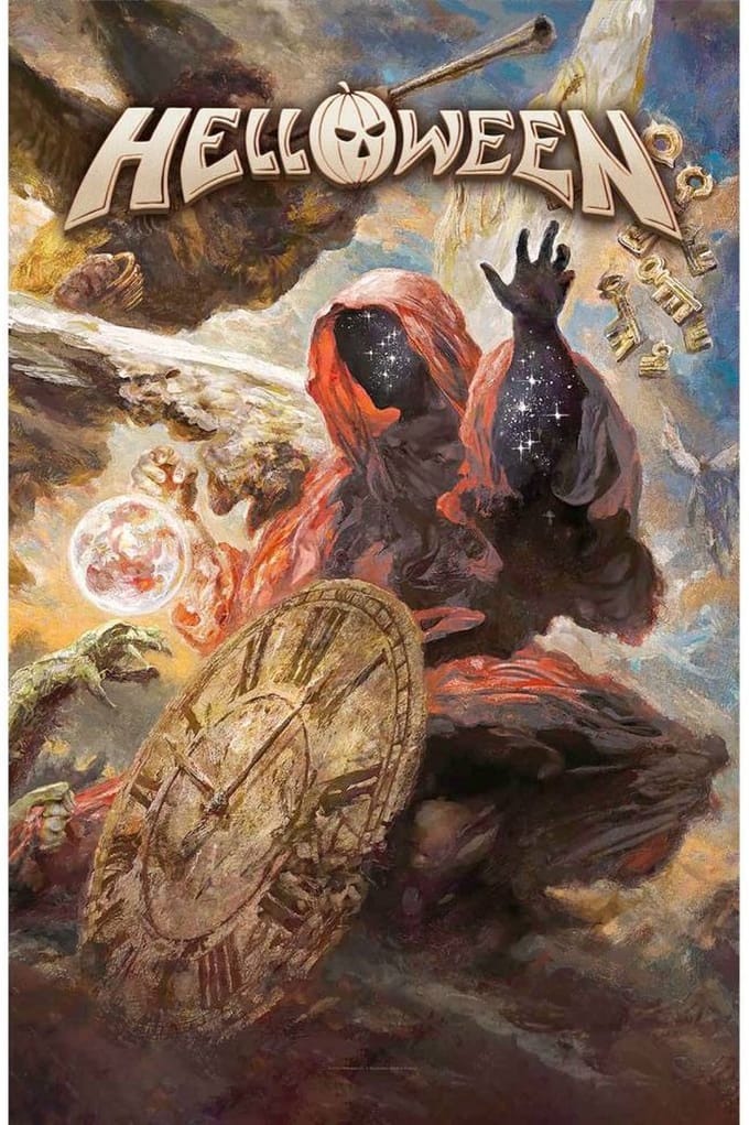 Helloween - Helloween Textiel Poster - Multicolours