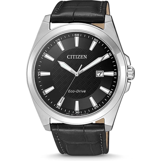 Citizen BM7108-14E Horloge - Leer - Zwart - Ø 41 mm