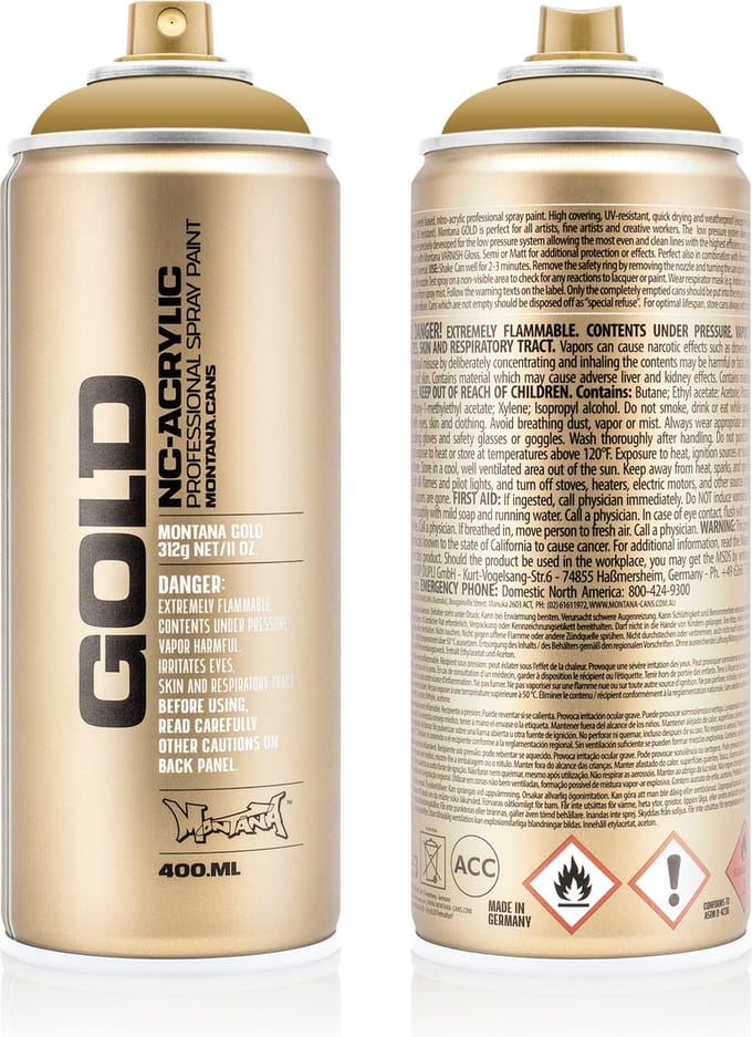 Montana GOLD CL8300 Sand spuitbus 400ml