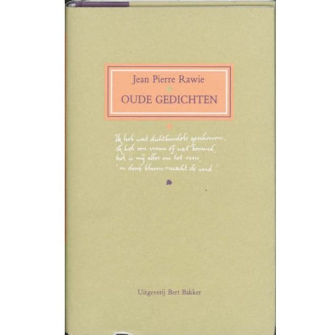 Oude Gedichten - J.P. Rawie