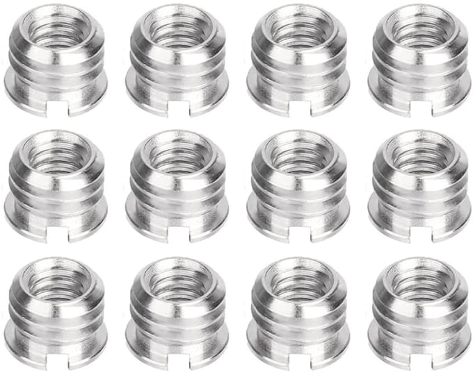 12 stuks schroefdraadadapters 1/4" naar 3/8" voor statieven, monopods en camera-accessoires