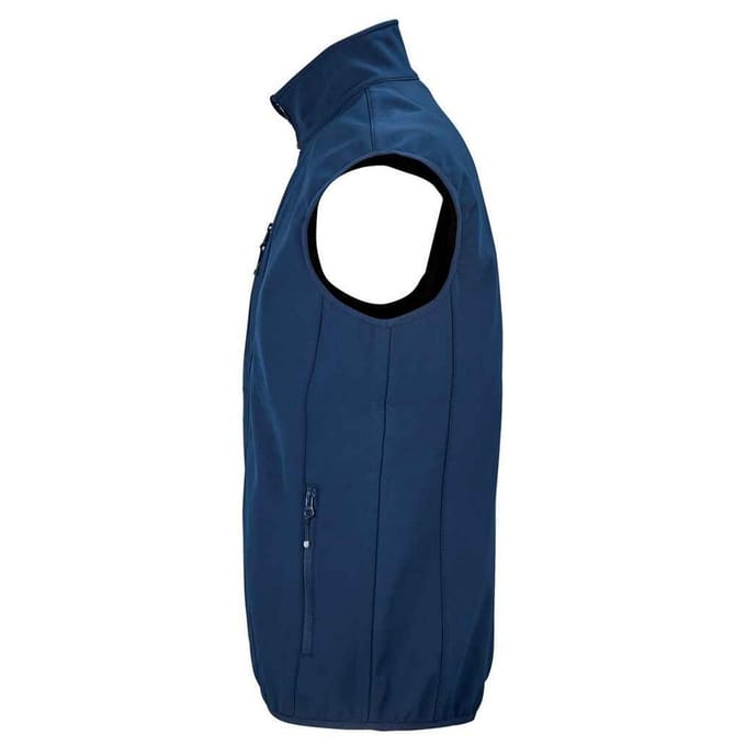 SOLS Heren Falcon Softshell gerecyclede bodywarmer (Afgrond blauw)