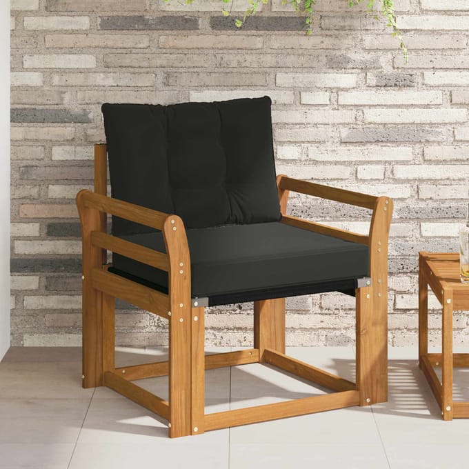 vidaXL - 2 - Stuk - Buitensofa - Massief - Acacia - Hout - Naturel