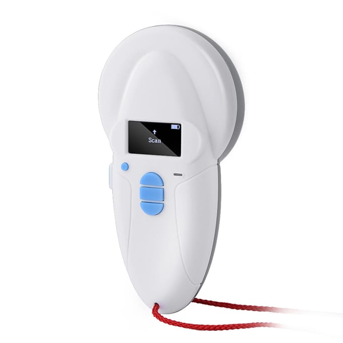 Handheld Oplaadbare Dierenchip ID Reader Microchip RFID Scanner white