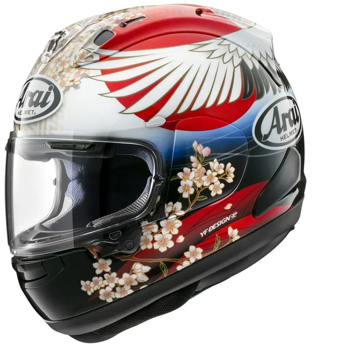 Volle motorhelm Arai RX-7V Evo Tsubasa