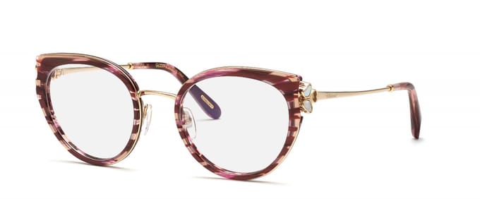 Chopard VCH367V Bordeaux striato lucido 52/20/135 WOMAN Brilmonturen