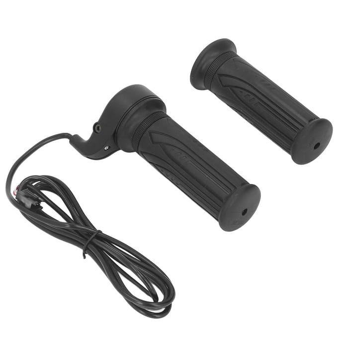 Elektrische Fiets Draaigashendel 20X Draagbare Accelerator Handvat Grip voor 2,22 cm Stuur black