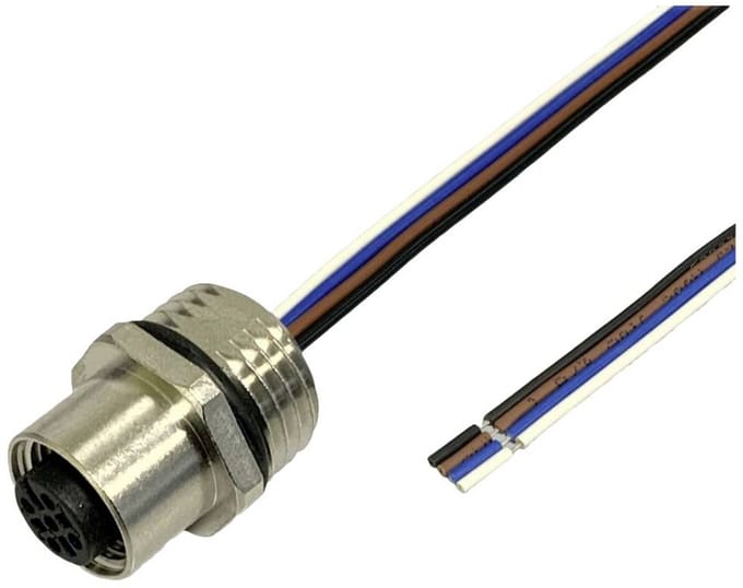BKL Electronic 2703006 Sensor/actuator inbouwbus M12 Aantal polen (sensoren): 3 0.5 m 1 stuk(s)
