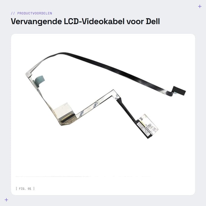 Dailygoods - Vervangende LCD-Videokabel voor Dell Laptops