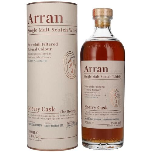 Arran Whisky Arran Single Malt SHERRY CASK The Bodega 55,8% Vol. 0,7l in geschenkverpakking
