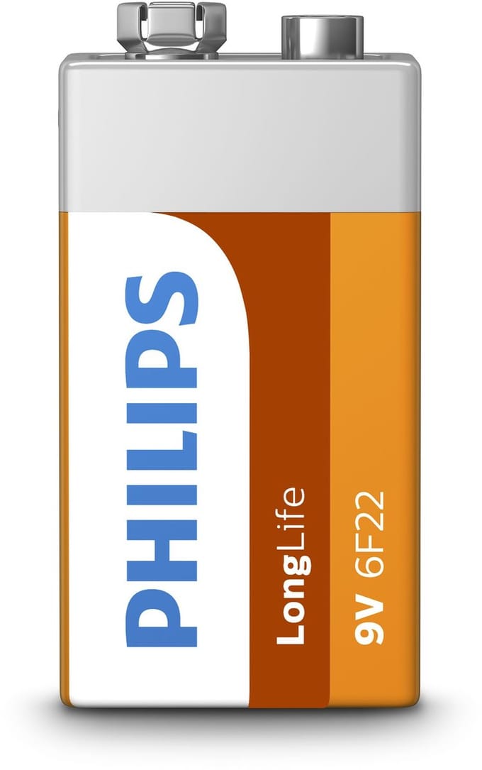Philips LongLife Batterij 6F22L1F/10
