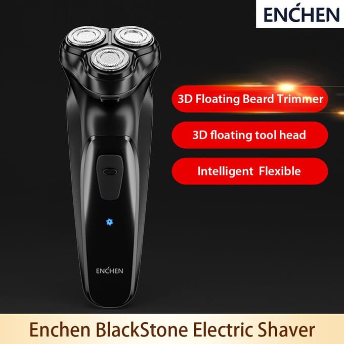 ENCHEN 3D Elektrisch Scheerapparaat Enchen BlackStone Elektrisch Scheermes Baardtrimmer voor mannen Oplaadbare scheermachine red