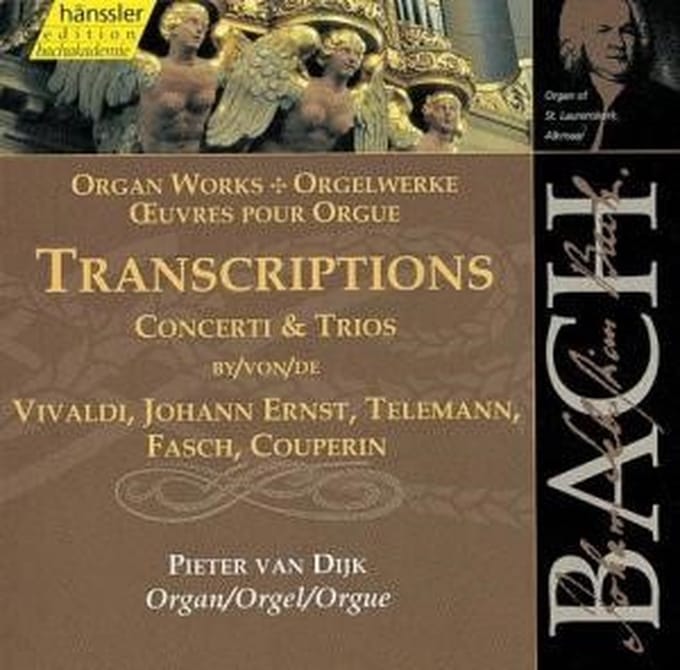 Pieter Van Dijk - J.S. Bach: Organ Works | Transcriptions(Concerti (CD)