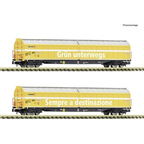 Fleischmann 6660155 N 2-delig Set: Grote schuifwandwagen, Wascosa