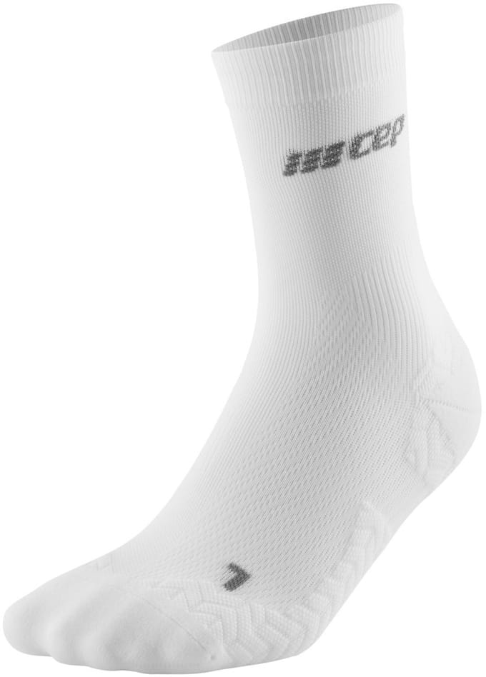 CEP | Ultralight compressie sokken | Mid cut | Dames | Wit | Maat III | Schoenmaat: 37-40