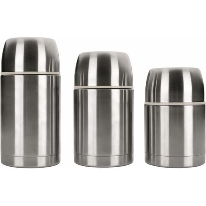 Ibili 753908 Bouteille Isotherme pour aliments solides Inox 12 x 12 x 22 cm