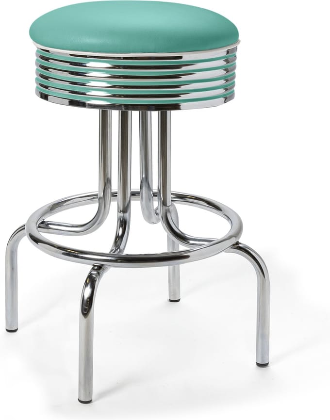 Bel Air Retro Barkruk BS-28-66 Turquoise