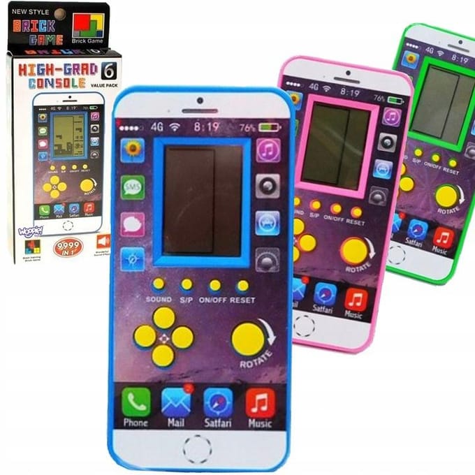 Woopie Mini Tetris Spel - Draagbare klassieke gameconsole
